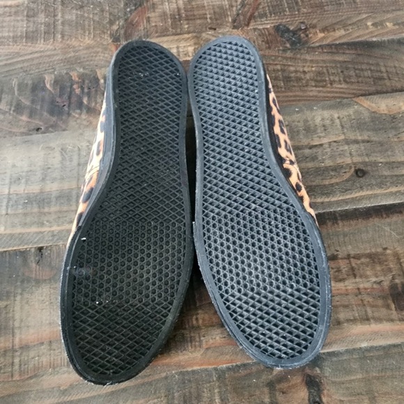 Vans Authentic Leopard Animal Print Sneakers Womens 8, Mens 6.5 Edgy Skater Y2K - Picture 5 of 9